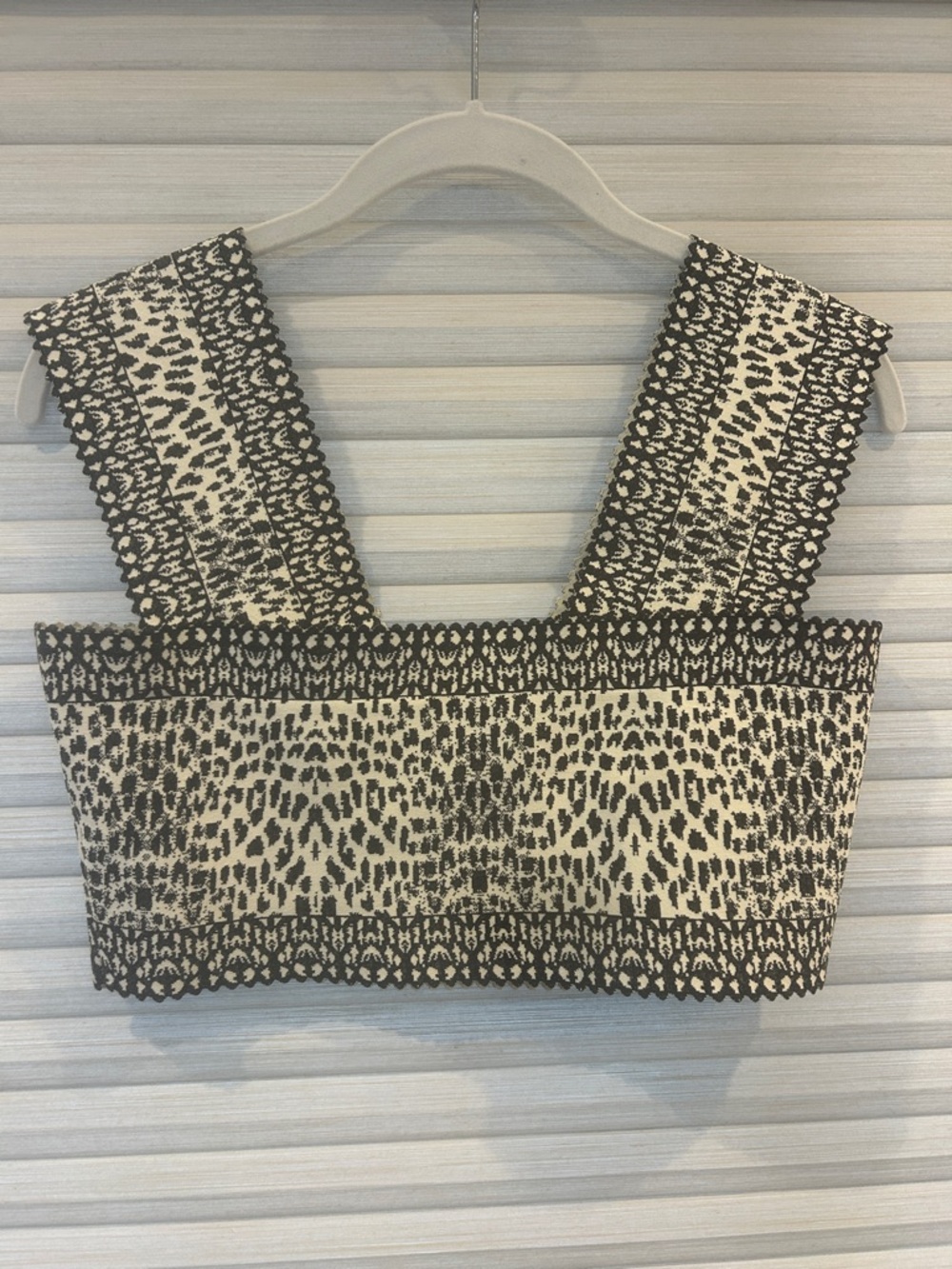 Alaia Jacquard Crop Top